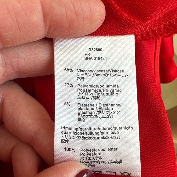 Beautiful red DKNY girl dress. Size 8. Excellent condition. - Picture 8 of 8